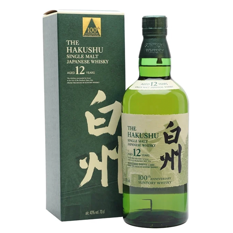 The Hakushu 12 Years Old Single Malt Whisky 100th Anniversary 白州12年100週年紀念版單一純麥威士忌