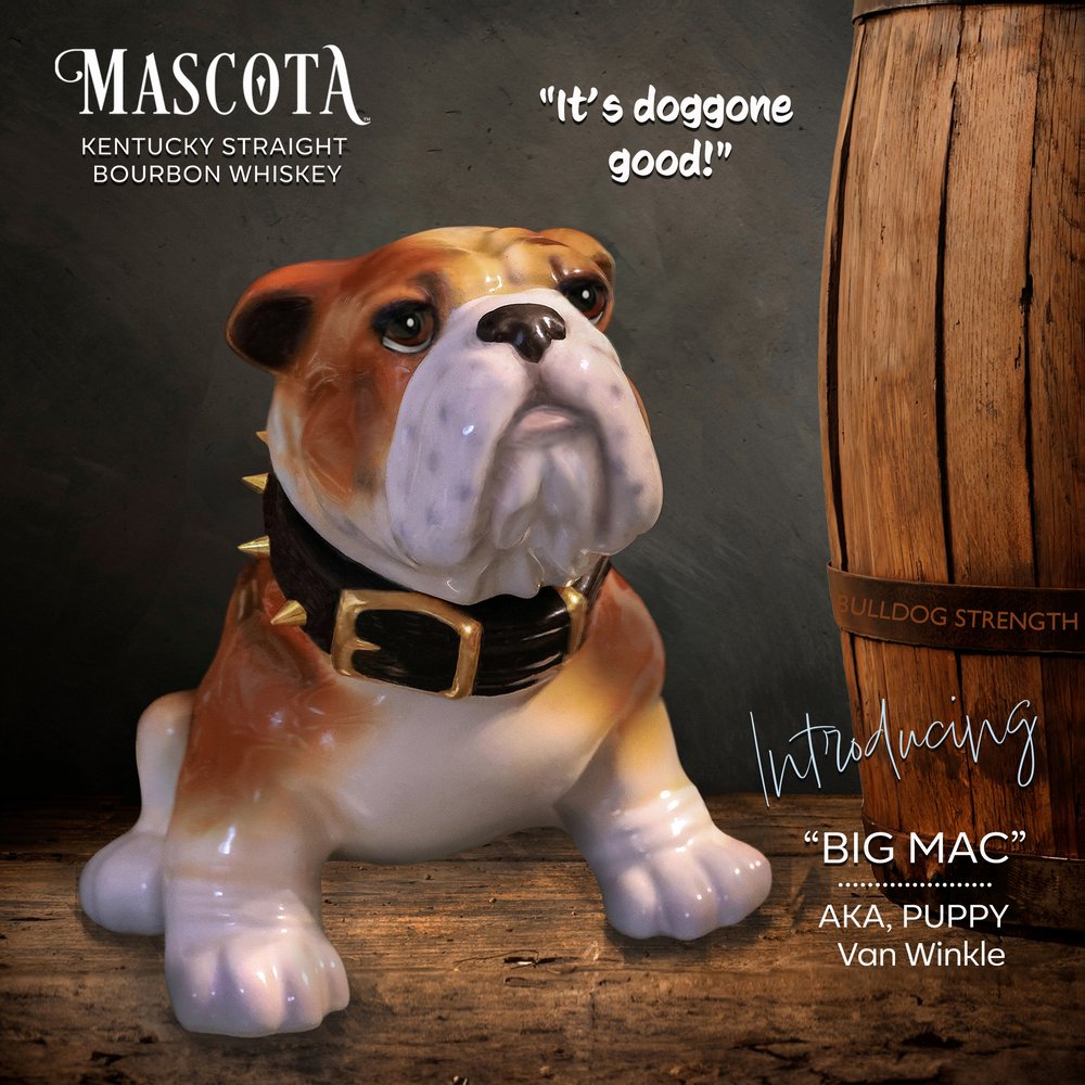 Mascota Bourbon "Big Mac" 鬥牛犬 波本威士忌 「大麥克」