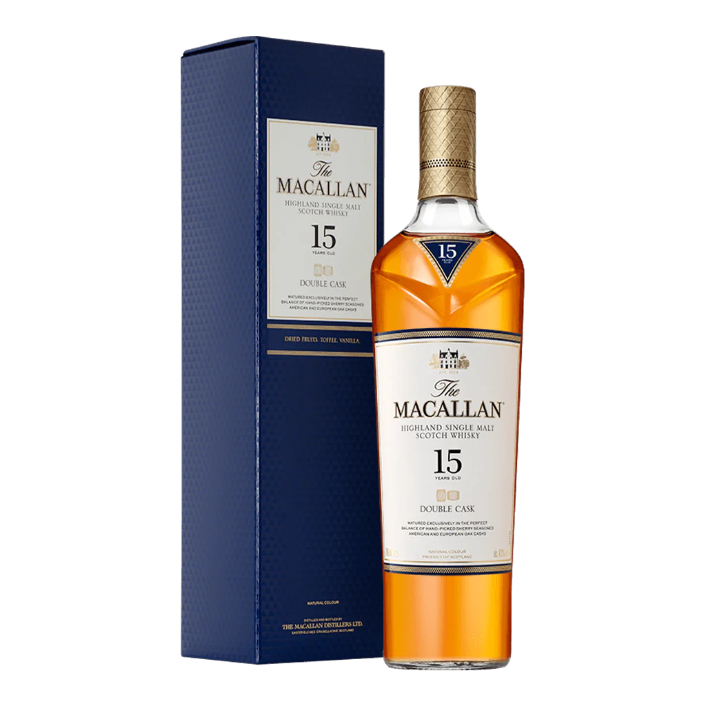 The Macallan 15 Years Old Double Cask Single Malt Scotch Whisky 麥卡倫15年單一純麥蘇格蘭威士忌 雪莉雙桶