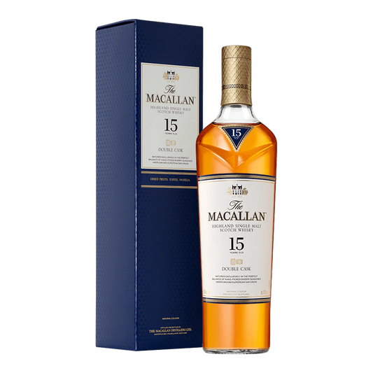 The Macallan 15 Years Old Double Cask Single Malt Scotch Whisky 麥卡倫15年單一純麥蘇格蘭威士忌 雪莉雙桶