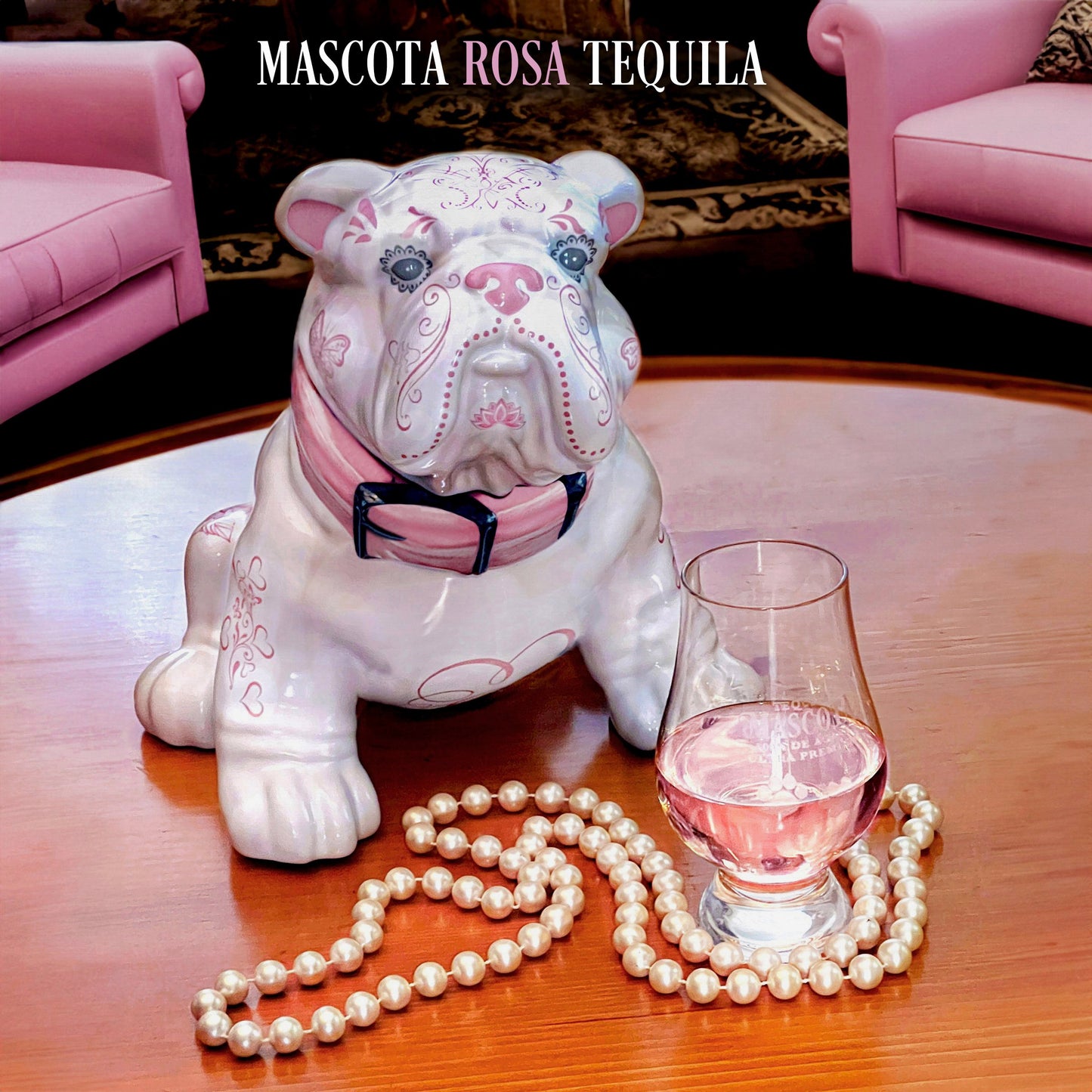 Mascota Tequila Rosa “Faith" 鬥牛犬 寵物龍舌蘭 粉紅 「信任」