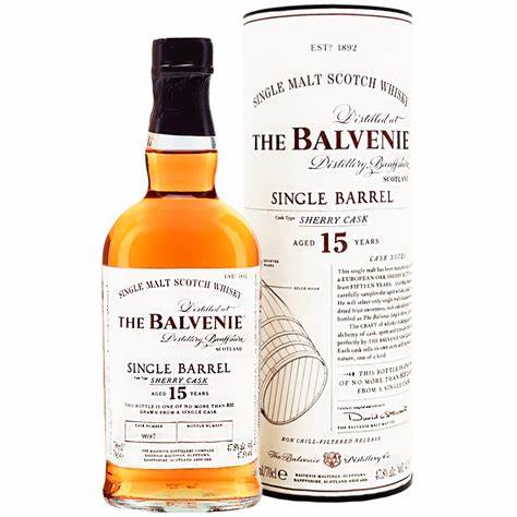 The Balvenie 15 Years Old Single Barrel Sherry Cask 百富15年單一雪莉桶威士忌