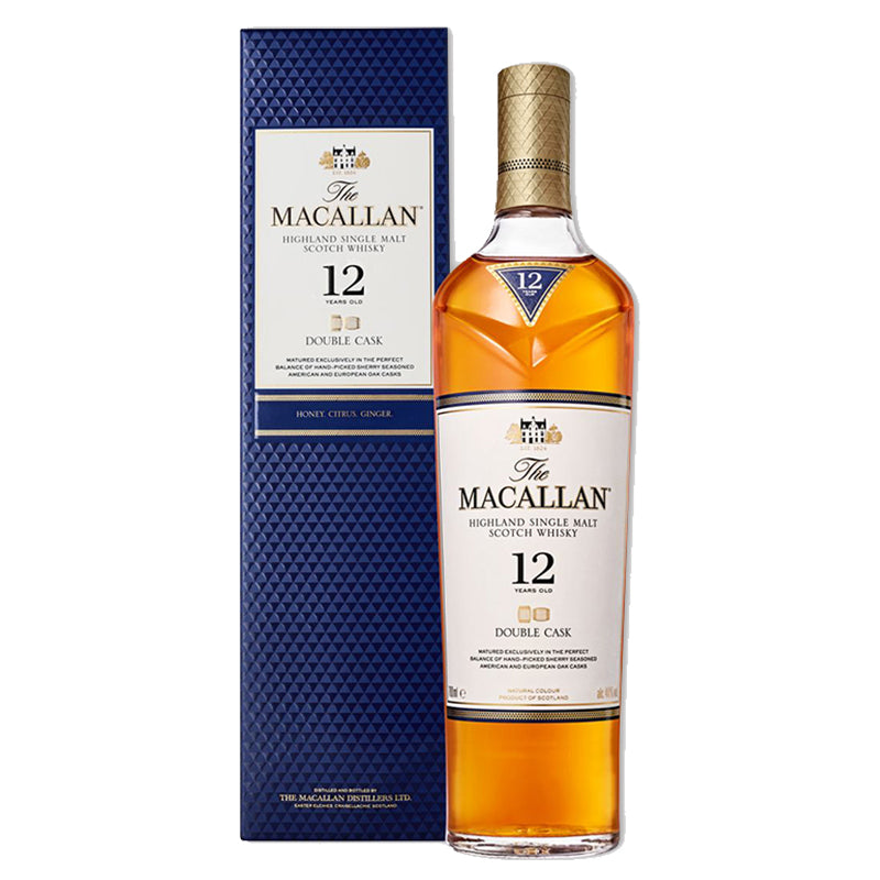 The Macallan 12 Years Old Double Cask Single Malt Scotch Whisky 麥卡倫12年單一純麥蘇格蘭威士忌 雪莉雙桶